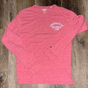 Light Red University of Georgia Long Sleeve Top